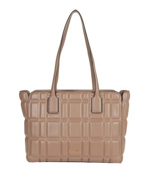 Calvin Klein | Noa Embossed Grid Biker PU Tote商品图片,5.8折