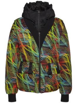 推荐Printed Nylon Jacket W/ Hood商品