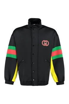 Gucci | Gucci Logo Patch Detail Buttoned Jacket 5.9折, 独家减免邮费