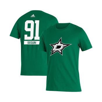 亚历山大王联名阿迪达斯, Adidas | Men's Tyler Seguin Kelly Green Dallas Stars Player Name & Number T-shirt商品图片 
