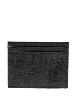 Christian Louboutin | Christian Louboutin Mooncrest Leather Card Case,商家Baltini,价格¥1634
