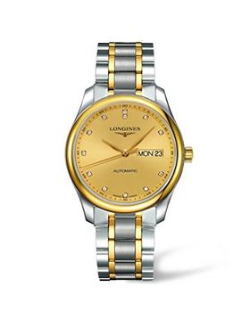 longines master, Longines | Master Automatic Diamond Champagne Dial Mens Watch L2.755.5.37.7商品图片 5.8折