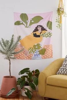 DENY Designs | Alja Horvat For Deny Cat And Plants Tapestry,商家Urban Outfitters,价格¥113