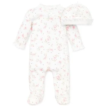 Little Me | Baby Girls Coverall with Matching Hat, 2 Piece Set,商家Macy's,价格¥102