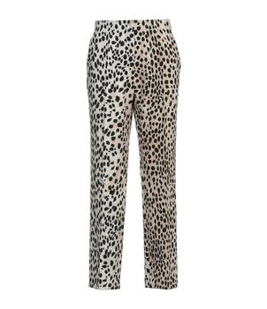 Just Cavalli | Just Cavalli Leopard Printed Straight Pants商品图片,7.2折