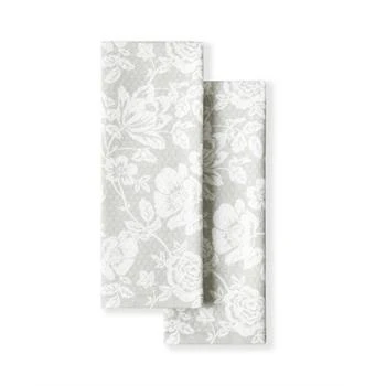 Martha Stewart | Floral Vine Dual Purpose Kitchen Towel 2-Pack Set, 16" x 28",商家Macy's,价格¥90