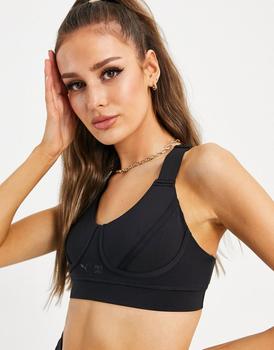 Puma | Puma Training First Mile mid support sports bra in black商品图片,