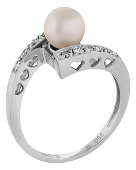 商品Piero Milano Women's 18K White Gold Ring图片