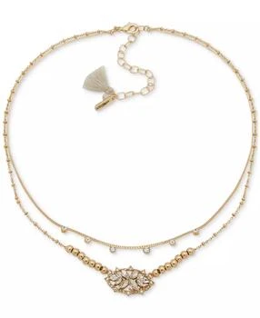 Lonna & Lilly | Gold-Tone Crystal Snowflake Layered Necklace, 16" + 3" extender,商家Macy's,价格¥196