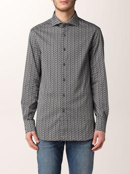 推荐Emporio Armani shirt with micro pattern商品