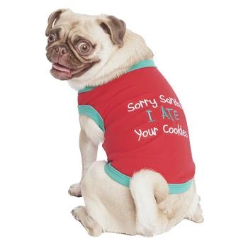 Macy's | Sorry Santa I Ate Your Cookies Dog T-Shirt,商家Macy's,价格¥97
