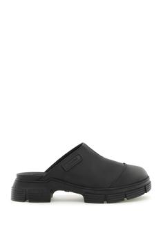Ganni | Ganni recycled rubber city mules商品图片,5.8折