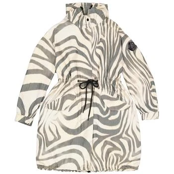 Moncler | Moncler Zebra-print Achird Long Parka Coat, Brand Size 0 (X-Small) 5折, 满$200减$10, 独家减免邮费, 满减