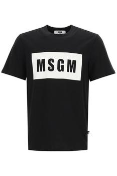 MSGM | Msgm logo box t-shirt商品图片,6.8折