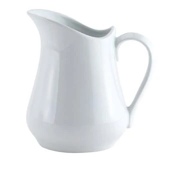HIC | HIC Creamer Pitcher with Handle, Fine White Porcelain, 4-Ounces,商家Premium Outlets,价格¥82