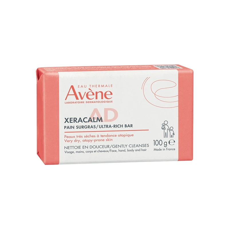 Avene | Avene雅漾AD舒缓洁肤香皂 100g 减少瘙痒强化肌肤屏障,商家VPF,价格¥123