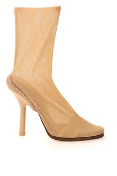 巴宝莉鞋板鞋, Burberry | Burberry stretch tulle sock ankle boots商品图片 5.7折