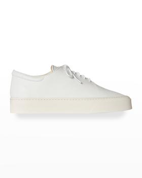 The Row | Marie Leather Low-Top Sneakers商品图片,