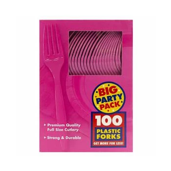JAM Paper | Big Party Pack of Premium Plastic Forks - 100 Disposable Forks Per Box,商家Macy's,价格¥113