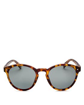 推荐Men's Polarized Round Sunglasses, 49mm商品