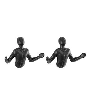Danya B | Protruding "Palms Up" Cast Iron Decorative 2-Piece Wall Mount Hooks Set,商家Macy's,价格¥247