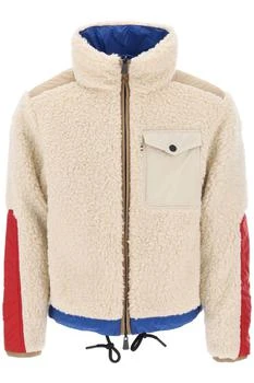 推荐Moncler grenoble reversible jacket in sherpa fleece and nylon商品
