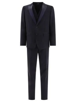 Dolce & Gabbana | Three-Piece Suit Suits Blue,商家Wanan Luxury,价格¥13565