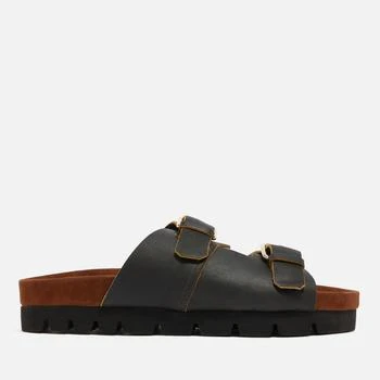 推荐Grenson Flora Leather Double Strap Sandals商品