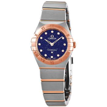 欧米茄星座, Omega | Constellation Quartz Diamond Blue Dial Ladies Watch 131.20.25.60.53.002商品图片 7.4折