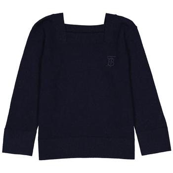 burberry卫衣, Burberry | Boys Navy Monogram Motif Cashmere Sweater商品图片 6.8折