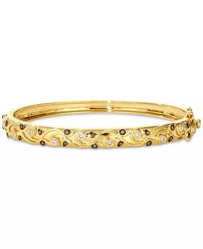 Le Vian | Nude Diamond & Chocolate Diamond Bangle (3/8 ct. t.w.) in 14k Honey Gold,商家Macy's,价格¥42666