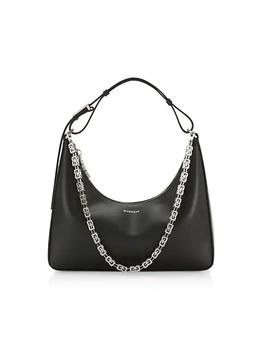 纪梵希包真假, Givenchy | Moon Cut Slim Leather Hobo Bag商品图片 