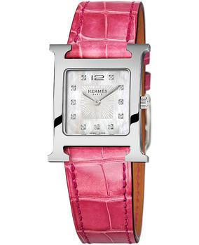 推荐Hermes H Hour Quartz 26mm Diamond Dial Women's Watch 036813WW00商品