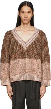 商品Multicolor Rib Knit Reinhold V-Neck Sweater,商家SSENSE,价格¥5109图片