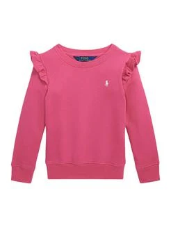 Ralph Lauren | Lauren Childrenswear Girls 4 6X Ruffled Terry Sweatshirt,商家Belk,价格¥226