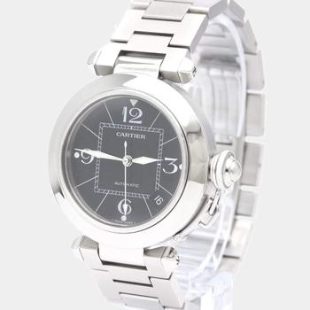 推荐Cartier Black Stainless Steel Pasha W31076M7 Automatic Women's Wristwatch 35 mm商品