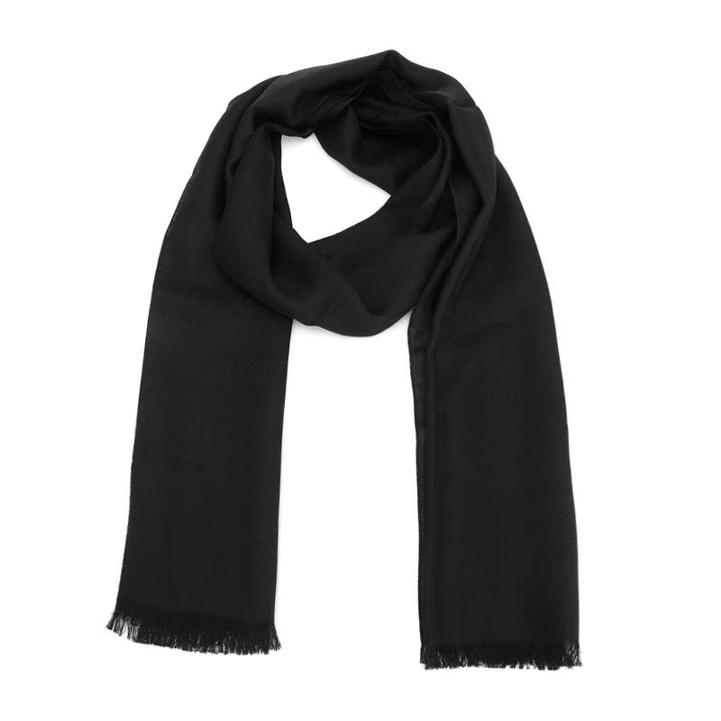 推荐GUCCI 黑色女士围巾 165904-3G646-1000商品