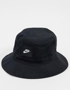 NIKE | Nike bucket hat with logo in black商品图片,
