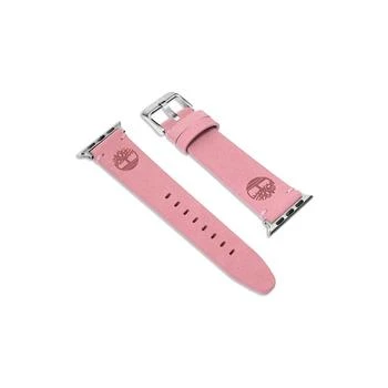 Timberland | Unisex Ashby Pink Genuine Leather Universal Smart Watch Strap 20mm,商家Macy's,价格¥361