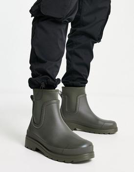ASOS | ASOS DESIGN ankle length wellington boots in khaki商品图片,