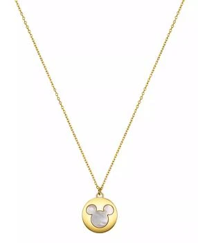 Disney | Mother of Pearl Mickey Mouse Pendant Necklace,商家Macy's,价格¥155