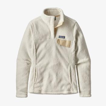 Patagonia | Women Re-Tool Snap-T Fleece Pullover In Raw Linen: White X-Dye商品图片,5.6折