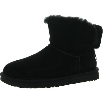 ugg mini, UGG | Ugg Womens Classic Bling Mini Suede Pull On Shearling Boots商品图片 7.5折