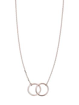 商品Oradina | 14K Rose Solid Gold Forever Linked Necklace,商家Saks Fifth Avenue,价格¥1749图片