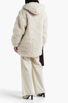商品Helmut Lang | Faux shearling hooded coat,商家THE OUTNET US,价格¥1368图片