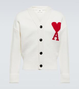 商品AMI | Ami de Cœur羊毛开衫,商家MyTheresa CN,价格¥3460图片