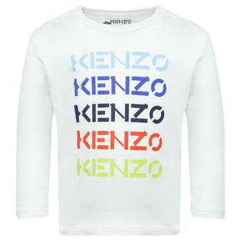 Kenzo | White Multicoloured Logo Baby T Shirt商品图片,额外7.5折, 额外七五折