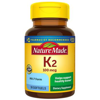 商品Nature Made | 维生素 K2  100 mcg 液体软胶囊,商家Walgreens,价格¥134图片