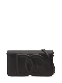 推荐Mini Dg Logo Leather Shoulder Bag商品