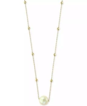 Effy | EFFY® Cultured Freshwater Pearl (8-1/2mm) Pendant Necklace in 14k Gold,商家Macy's,价格¥1496